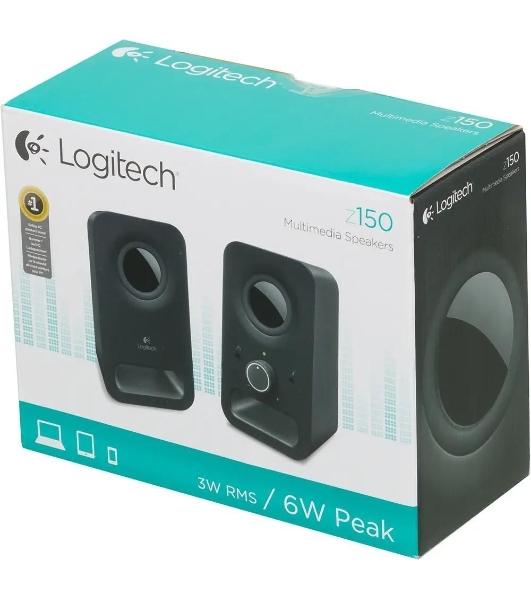 Колонки Logitech Z-150, черный 980-000814 Колонки 2.0
