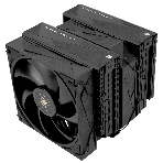 Кулер для процессора Thermalright Royal Pretor 130 черный (4-pin PWM, 158мм, Ni/Cu, 6x6мм, 1x120+1x130мм, 80.45CFM/81.88CFM, 29.4dBA/28.3dBA, 2150PM/1750RPM, S: 1200, 1700, 1851, 2011, 2066, 115X, AM4, AM5, black), фото2