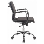 Кресло Бюрократ CH-993-Low/Black черный, экокожа, фото3