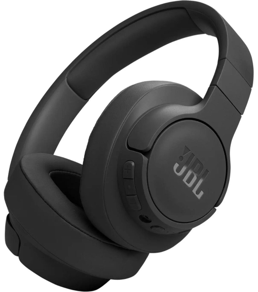 Беспроводные/проводные наушники JBL Tune 770NC черный, полноразмерные, Bluetooth + проводной, адаптивное шумоподавление, до 70 ч