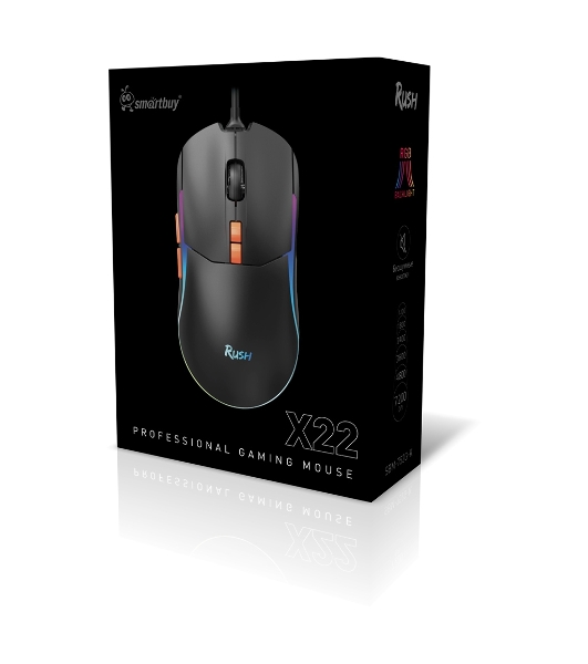 Мышь игровая Smartbuy (SBM-752G-K) RUSH X22 черный
