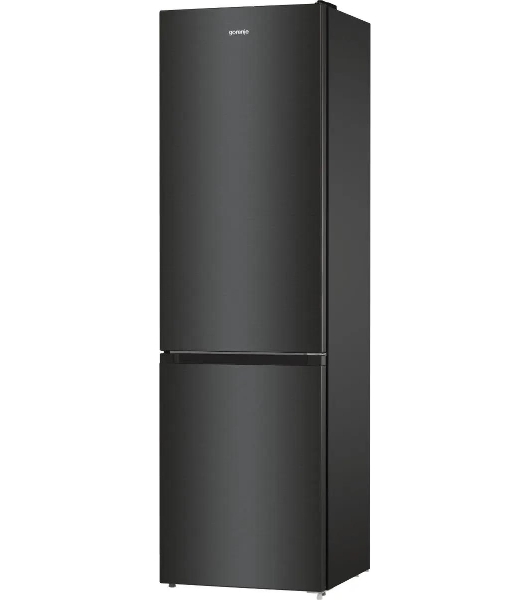 Холодильник Gorenje NRK6202EBXL4 черный матовый двухкамерный 235/96л морозилка снизу, No Frost