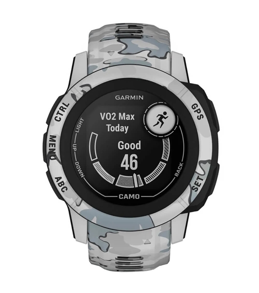 Умные часы Garmin Instinct 2S Camo Edition, 1.1' MIP, Bluetooth, ANT+, 10 ATM, черный / серый / камуфляж