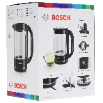 Электрочайник Bosch TWK70B03 черный, 1.7 л, 2400 Вт, скрытый нагревательный элемент, фото11