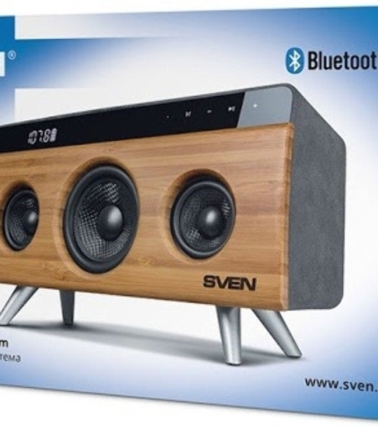 Портативная колонка SVEN АС HA-930,30Вт, дерево