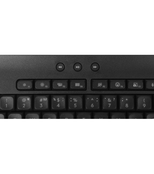 Комплект клавиатура+мышь Logitech Signature MK650 беспроводной, USB + Bluetooth, 4000 DPI, серый/чёрный
