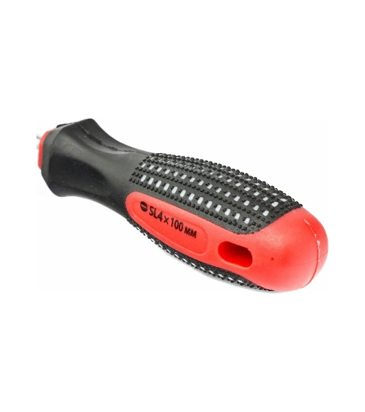 Отвертка Matrix Fusion 11412 SL4,0 х 100 мм, CrV, 3-х компонентная рукоятка 'anti slip'