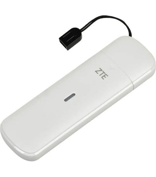 Модем ZTE MF833 2G/3G/4G USB Firewall +Router внешний белый