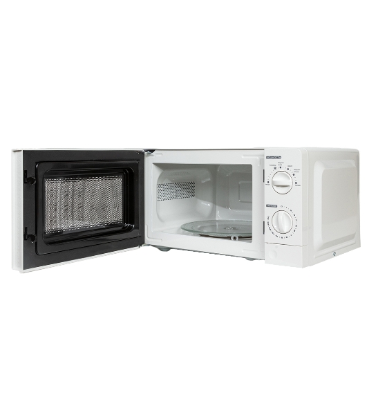 Микроволновая печь JVC JK-MW123M белый, 20 л, 700 Вт, переключатели - поворотный механизм