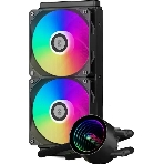Система жидкостного охлаждения PCCOOLER DA240 V2, 240 мм, 2x120 мм, ARGB, 270 Вт, фото8