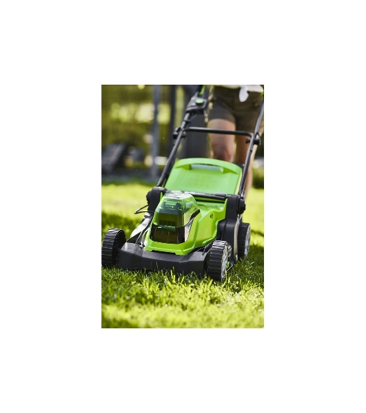 Газонокосилка аккумуляторная (2512607) GreenWorks G24X2LM41, 2*24V, 41 см, без АКБ и ЗУ