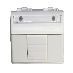 Розетка компьютерная DKC Brava 76655B R J 45 кат. 5e, белая, 2 мод, фото 1