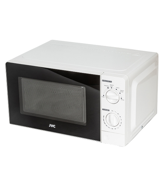 Микроволновая печь JVC JK-MW123M белый, 20 л, 700 Вт, переключатели - поворотный механизм