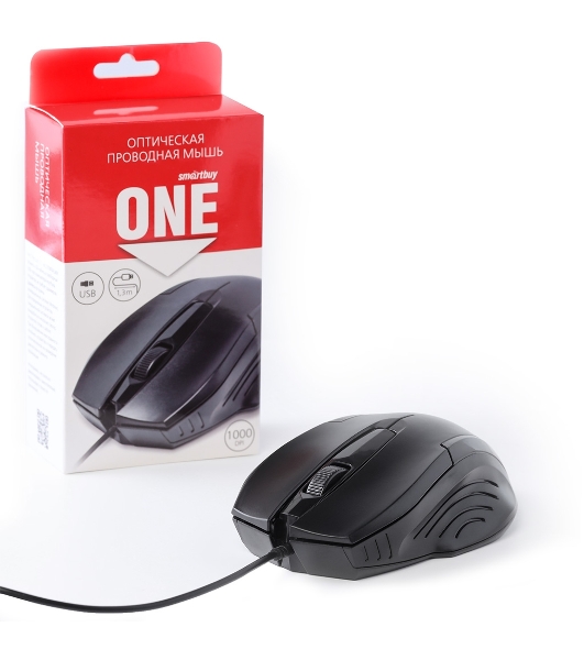 Мышь проводная Smartbuy (SBM-210-K) ONE 210-K черный