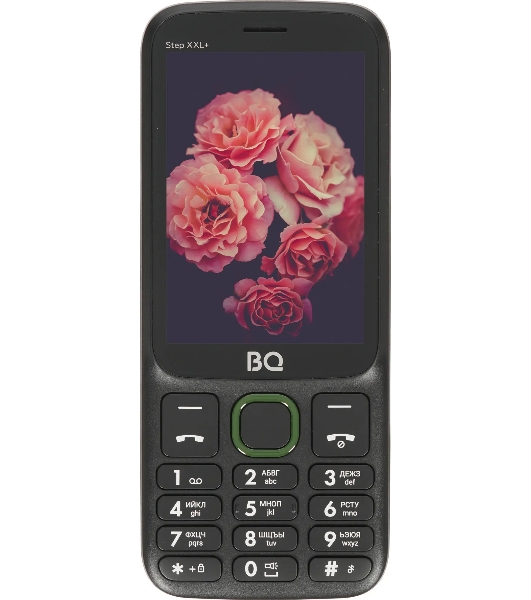 Мобильный телефон BQ 3590 Step XXL+ черный/зеленый
