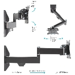 Кронштейн Kromax CASPER-104 черный, 10'-26', VESA 100x100 мм, max 15 кг, фото3