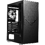 Компьютерный корпус Accord 3501 черный без БП ATX 2xUSB 2.0 1xUSB 3.0 1xUSB3.1 audio bott PSU, фото3