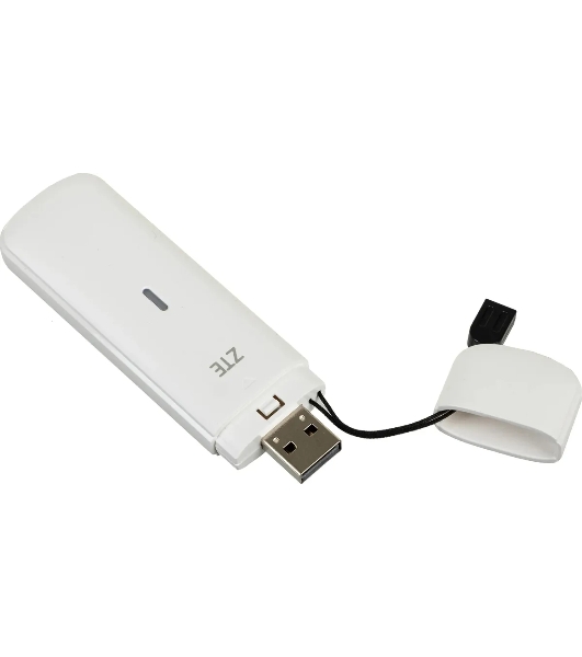 Модем ZTE MF833 2G/3G/4G USB Firewall +Router внешний белый