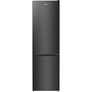 Холодильник Gorenje NRK6202EBXL4 черный матовый двухкамерный 235/96л морозилка снизу, No Frost