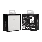 Выключатель Kranz STRONG 1 кл проходной (переключатель) с подсветкой 10А с/у жемчуг, фото2