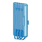 Портативный аккумулятор Maxvi PB10-11 10000 мАч blue 3A, встроенные кабели USB A/Type-C/Lightning, фото2