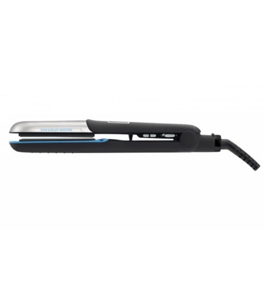 Выпрямитель для волос Rowenta Liss&Curl Ultimate shine SF6220D0 черный/металлик, 25 мм, 230 °C, 5 режимов
