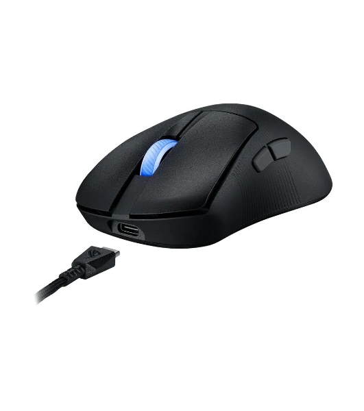 Мышь беспроводная/проводная ASUS ROG Keris II ACE черный, 42000 dpi, радиоканал, Bluetooth, USB, кнопки - 6