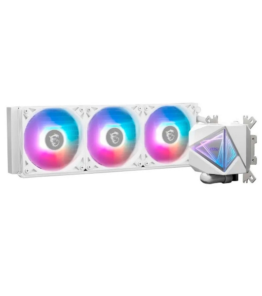 Жидкостная система охлаждения MSI MAG CORELIQUID I360 белый 3x ARGb Gen2 Fan, ARGb Gen2 Block, Color Box