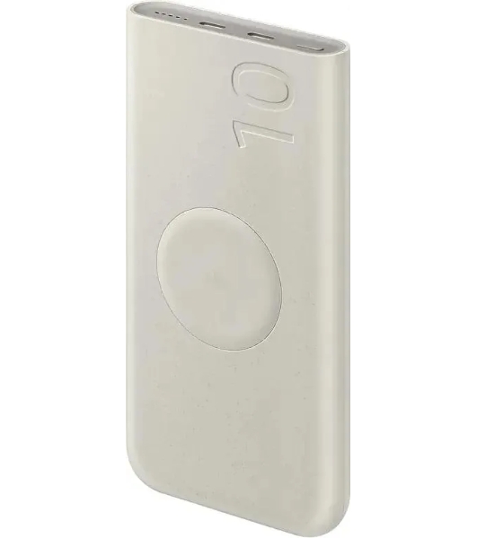 Портативный аккумулятор Samsung EB-U2510 10000mAh 25W 3A 2xUSB-C беспров.зар. бежевый (EB-U2510XUEGRU)