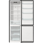 Холодильник Gorenje NRK6202EBXL4 черный матовый двухкамерный 235/96л морозилка снизу, No Frost, фото17