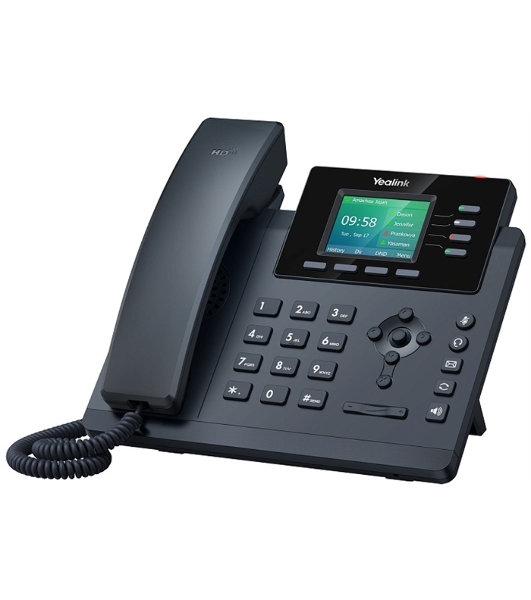 Настольный IP-телефон YEALINK SIP-T34W, 4 аккаунта, Wi-Fi, USB, 2.4' цветной экран, PoE, GigE, БП в компл. Шт