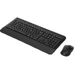 Комплект клавиатура+мышь Logitech Signature MK650 беспроводной, USB + Bluetooth, 4000 DPI, серый/чёрный, фото 1