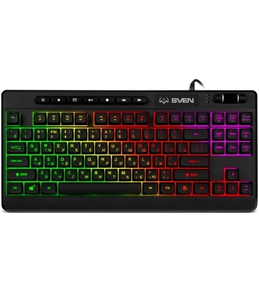 Клавиатура SVEN KB-G8200 проводная, USB Type-A, чёрный