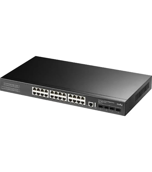 Коммутатор Cudy GS5024S4, 24×1 Гбит/с + 4×10 Гбит/с SFP+