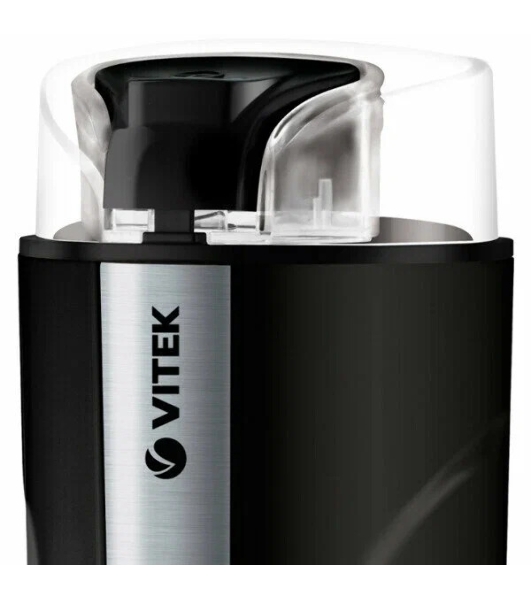 Кофемолка Vitek VT-8366 (MC) черный/серебро