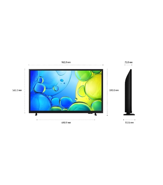 Телевизор Samsung 43' UE43F6000FUXRU черный LED FHD 60Hz Smart TV