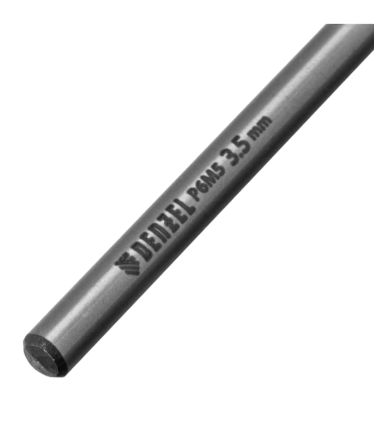 Сверло спиральное по металлу Denzel 3,5 x 70мм, Р6М5, Golden Tip, многогранная заточка, 2 шт.