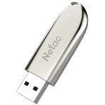 Флешка USB Netac U352 (NT03U352N-032G-32PN), 32Gb, USB 3.0, R/W 110/50, серебристый, фото4