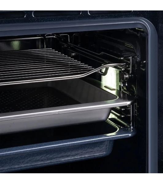 Духовой Шкаф электрический с паром Maunfeld MCMO5016STGW, 50л, дверца с 2 стеклами, белый