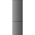 Холодильник Kraft KF-DC290X серый металлик двухкамерный 220/70л морозилка снизу, фото 1