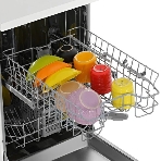 Посудомоечная машина HOTPOINT HFS 1C57, белый, 44.8 см, 10 компл., 49 дБ, класс A, фото3