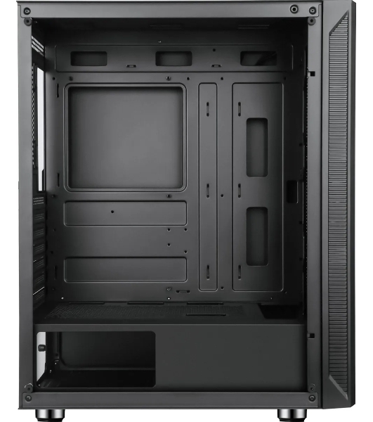 Компьютерный корпус Accord 3501 черный без БП ATX 2xUSB 2.0 1xUSB 3.0 1xUSB3.1 audio bott PSU