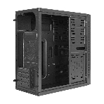 Компьютерный корпус Minitower ExeGate QA-412U-UNS450 (mATX, БП UNS450 с вент. 12см, 2хUSB+2хUSB 3.0, аудио, черный), фото3