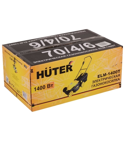 Газонокосилка электрическая Huter ELM-1400Т, от сети, 1400 Вт