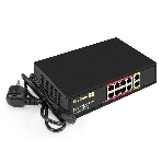 Коммутатор ExeGate EDES-1010D.8PoE-96W, 8×100 Мбит/с PoE + 2×100 Мбит/с, неуправляемый, фото3