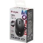 Мышь беспроводная Defender Auris MB-027 черный, 1600 dpi, радиоканал, USB, кнопки - 4, фото2