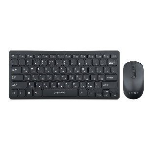 Комплект клавиатура+мышь Gembird KBS-9100 беспроводной, USB, 1600 DPI, чёрный