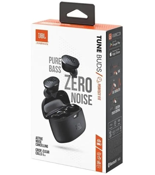 Наушники JBL JBLTBUDSBLK черный