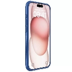 Чехол Super Frosted Shield Pro, синий, (AP IP15 Pro), фото5