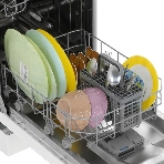 Посудомоечная машина HOTPOINT HFS 1C57, белый, 44.8 см, 10 компл., 49 дБ, класс A, фото4